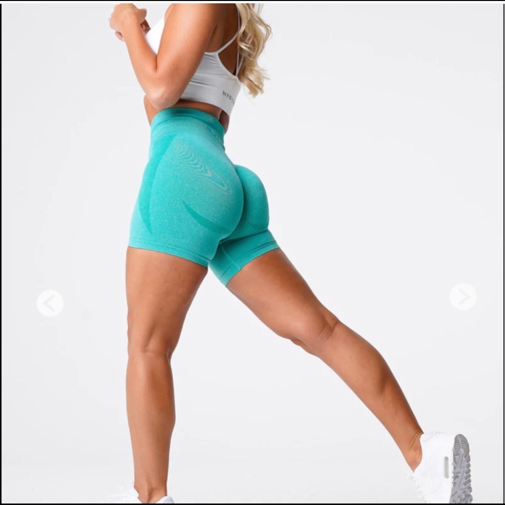 NVGTN Contour Shorts - Turquoise (XS)